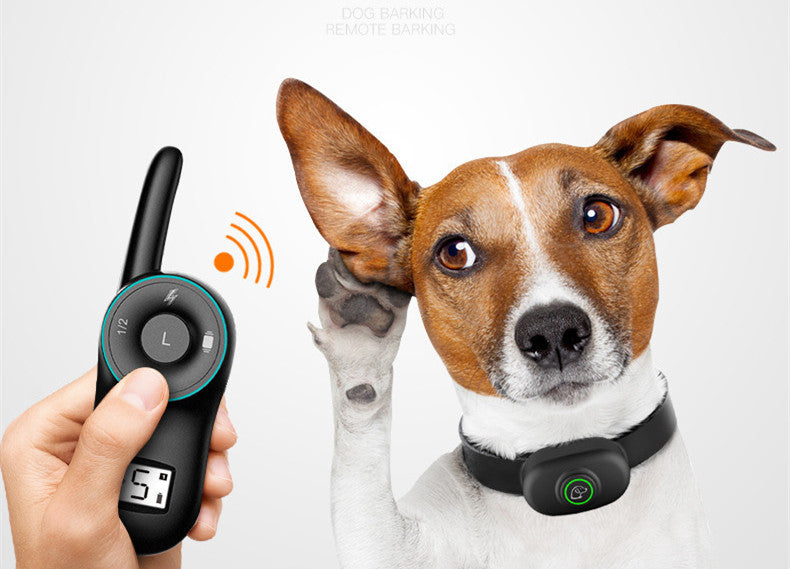 Dog Electric Collar Waterproof Dog Training Collar Rechargeable Remote