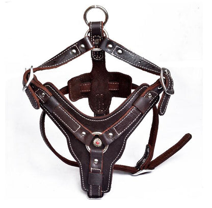 Genuine Leather Dog Harness