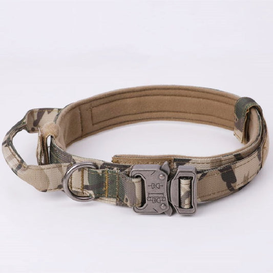 Tactical Dog Collar Adjustable Pet Collar K9