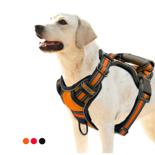 Dog Harness No Pull Breathable Reflective Pet Harness Vest